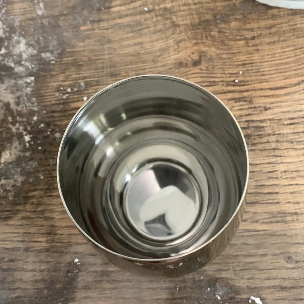 West Elm Gold Stainless Steel Wine Glass Cup